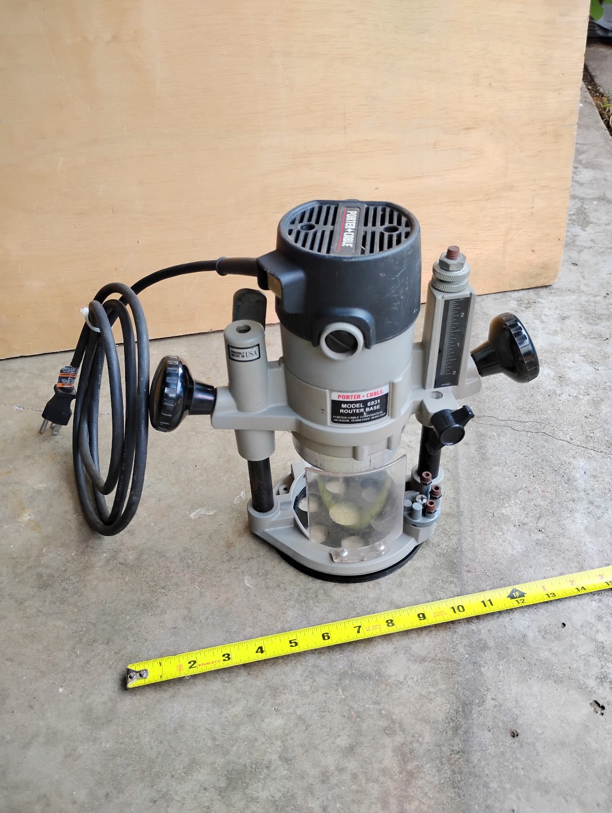 Porter Cable 6902 Type 2 Professional Heavy Duty Router W/ 6931 Plunge Base USA gallery