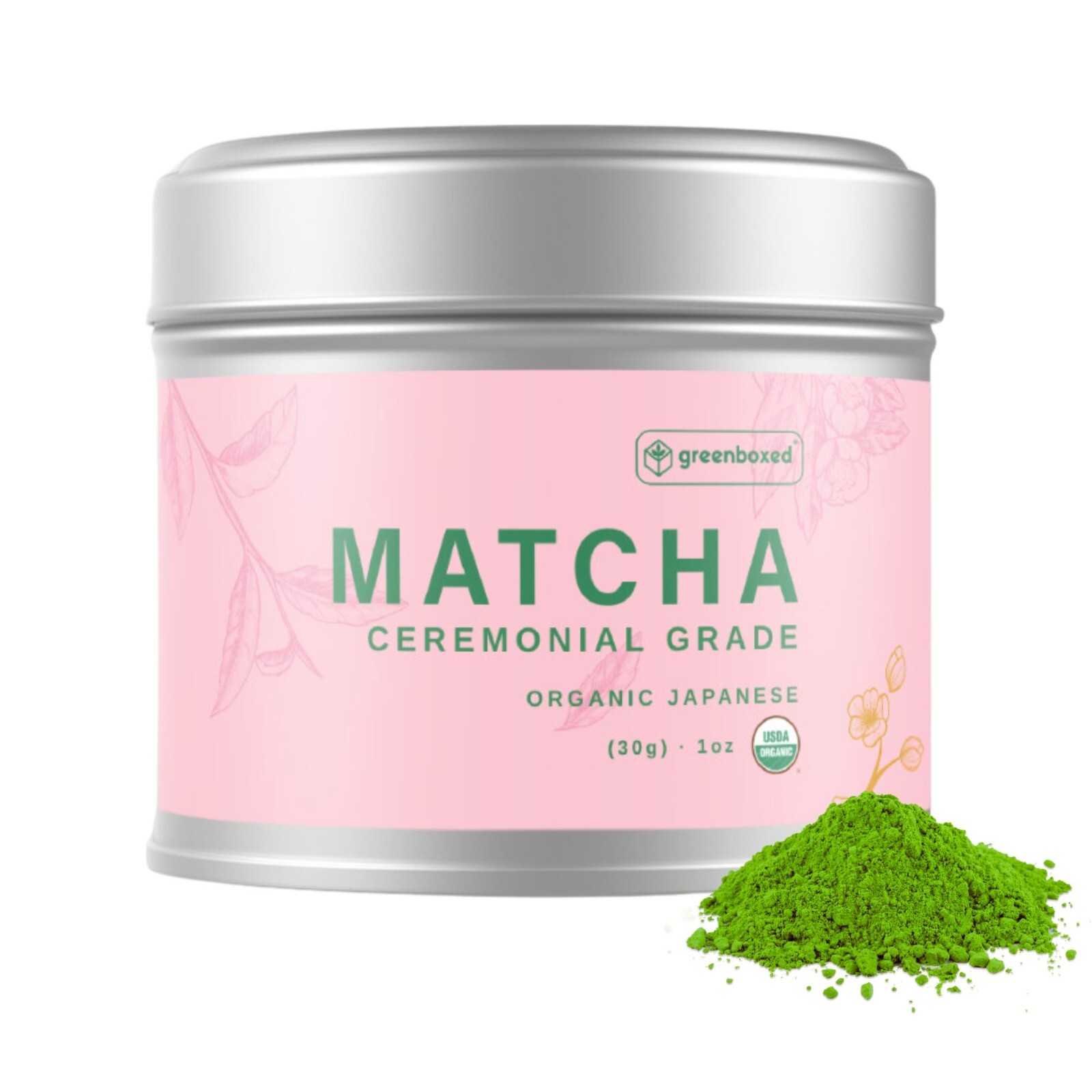 100% Ceremonial Grade Matcha - Organic Japanese Green Tea Powder - 1 Oz. DAMAGED gallery