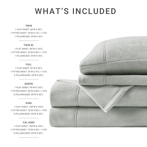 True North by Sleep Philosophy Micro Fleece Bed Sheet Assorted Sizes , Colors gallery