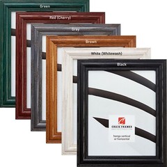 Craig Frames Wiltshire, Solid Wood Picture Frame, 1.25″ Wide, Various Colors
