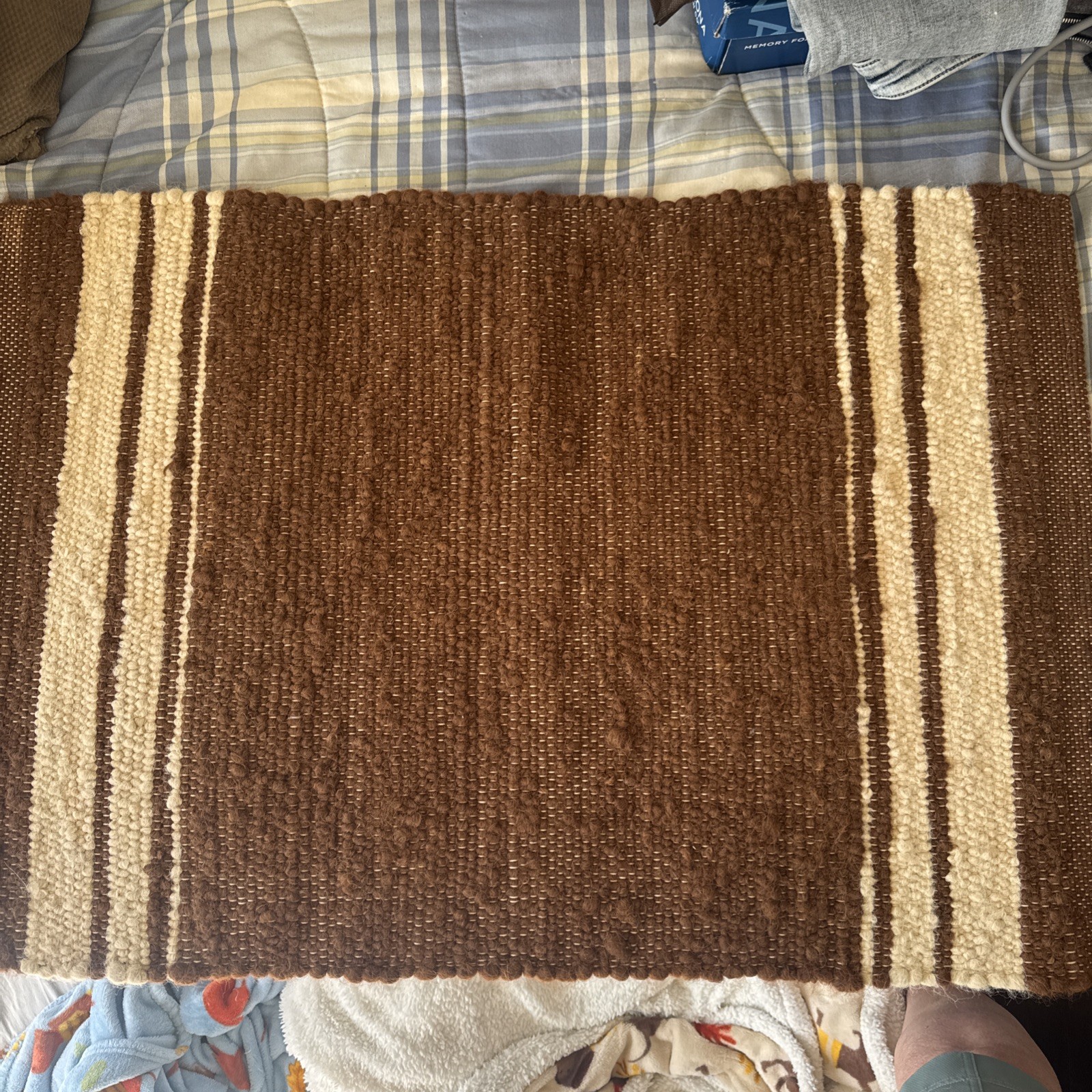 New hand loomed  alpaca rugs. All original colors; no dyes added. From Texas. gallery
