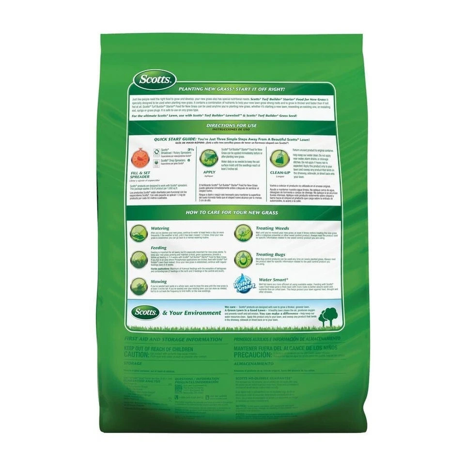 Turf Builder 15 Lb. 5,000 Sq. Ft. Starter Lawn Food Fertilizer for New Grass gallery