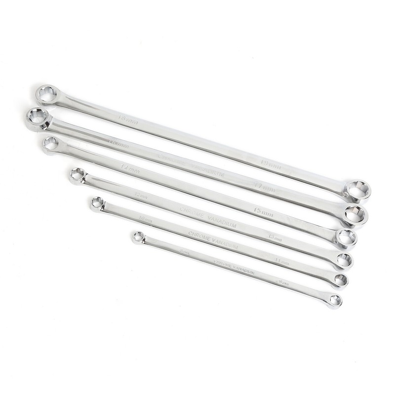 6PC Extra Long Box End Wrench Set Metric Durable Aviation Spanner CRV 8-19mm XPE gallery