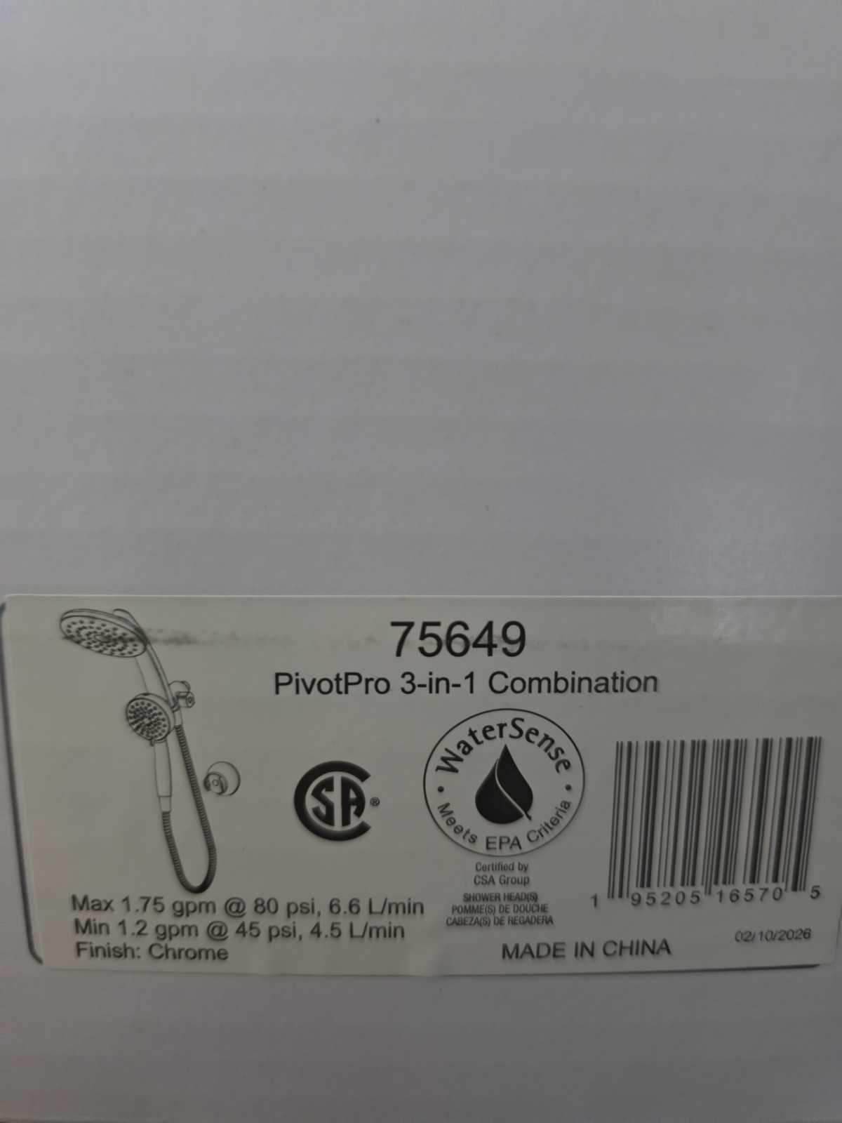 Delta 6-Setting PivotPro 3-in-1 Combination Shower Head with ProClean Spray, ... gallery