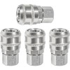 S775 A-Style Air Coupler Push Type 1/4" FNPT NPT Female Pack of 4 gallery