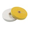 6 In Extra Thick Cotton Buffing Wheel, 5/8 Inch Arbor Hole Fine Polishing Wheel gallery