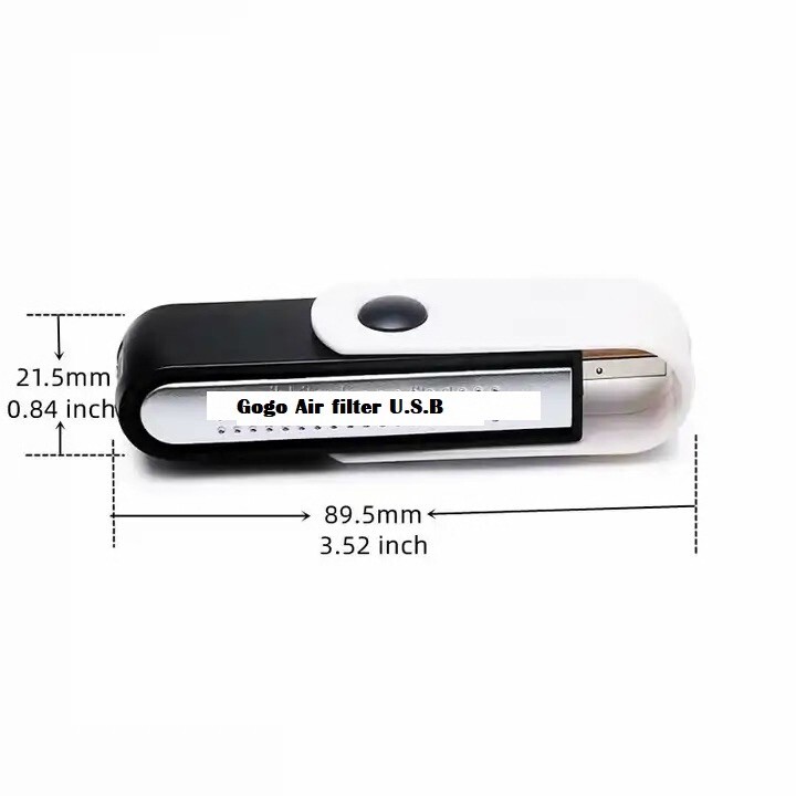 Air Purifier Ozone Generator Ionizer Smoke Remover Cleaner Sterilization Car USB gallery