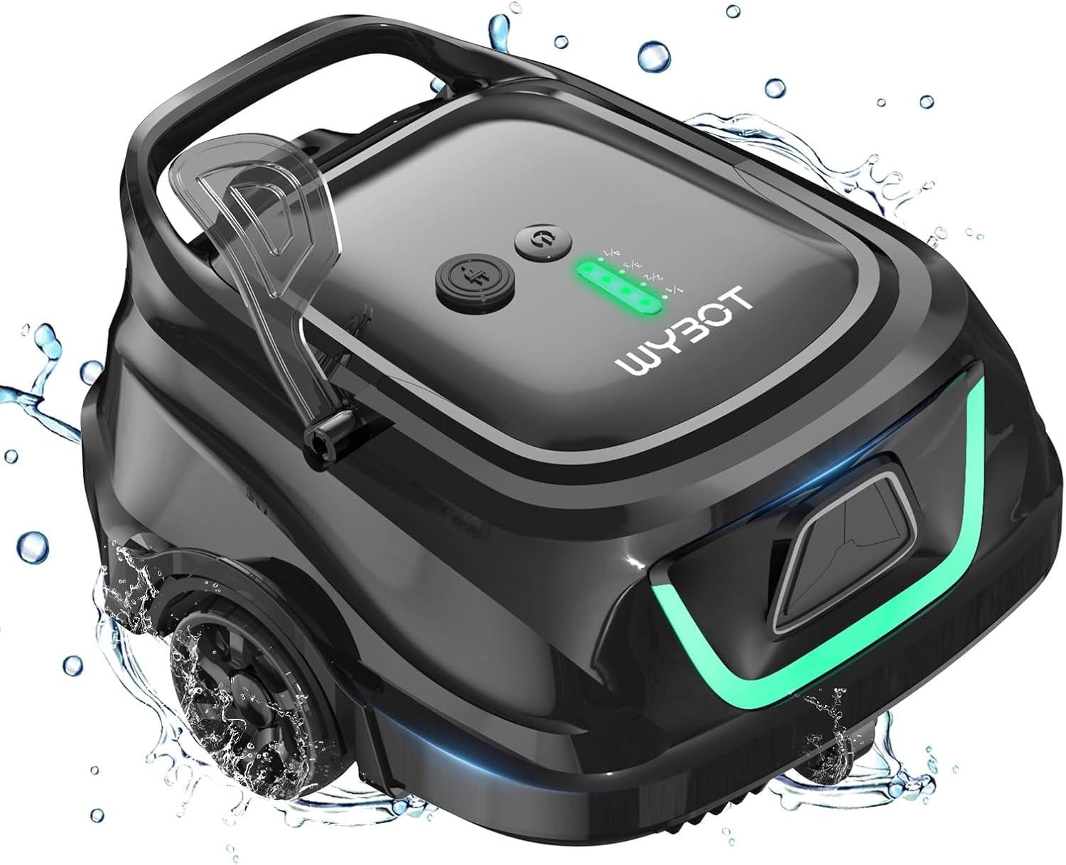 WYBOT A1 Robotic Pool Cleaner – Dual Layer Filtration, Strong Suction, 130 Mins gallery