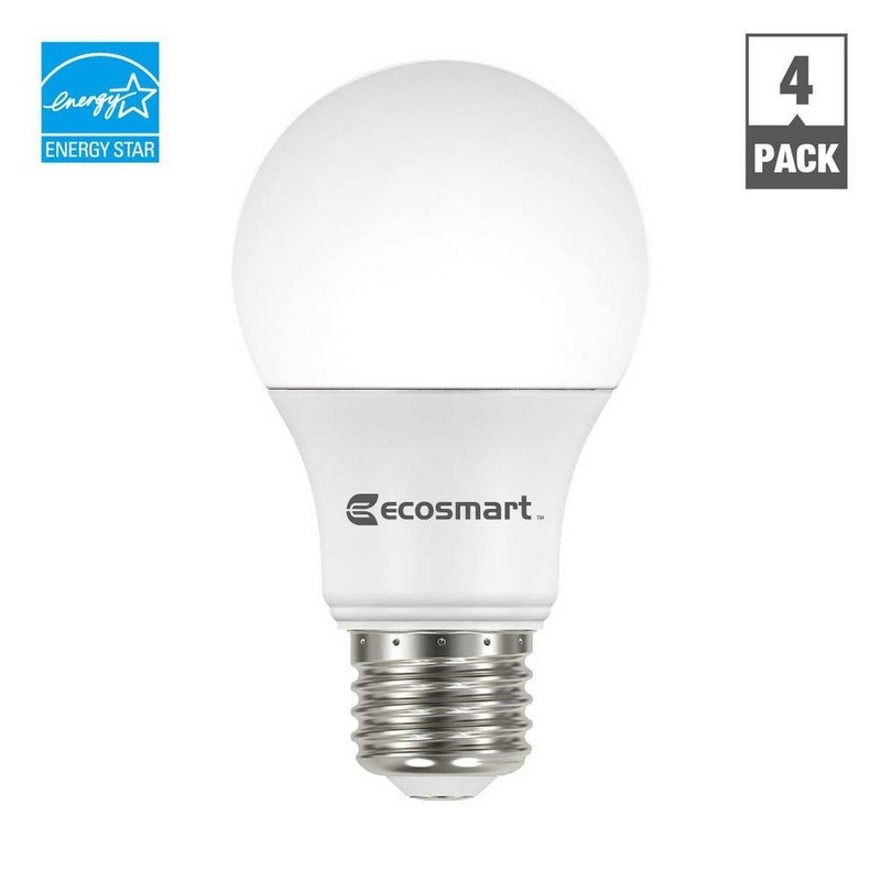 EcoSmart 60W Equivalent Soft White A19 Energy Star and Dimmable LED Light Bulb gallery