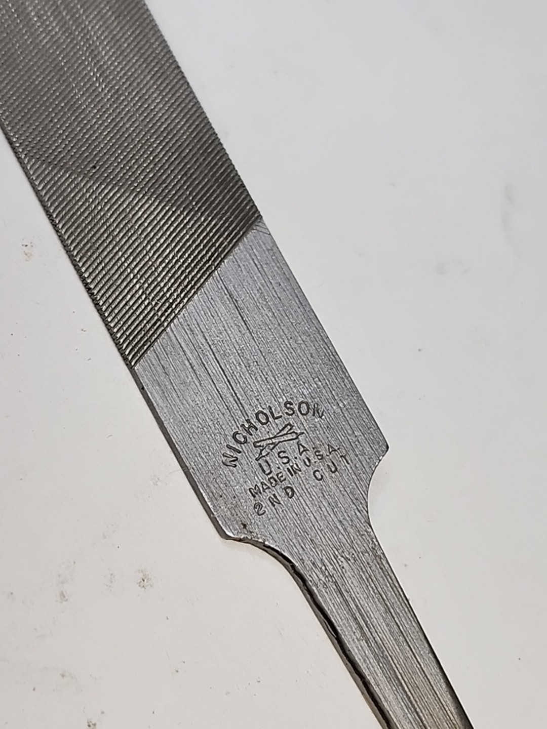 NICHOLSON 4" AMERICAN PATTERN KNIFE 2nd CUT FILE USA 1 File gallery