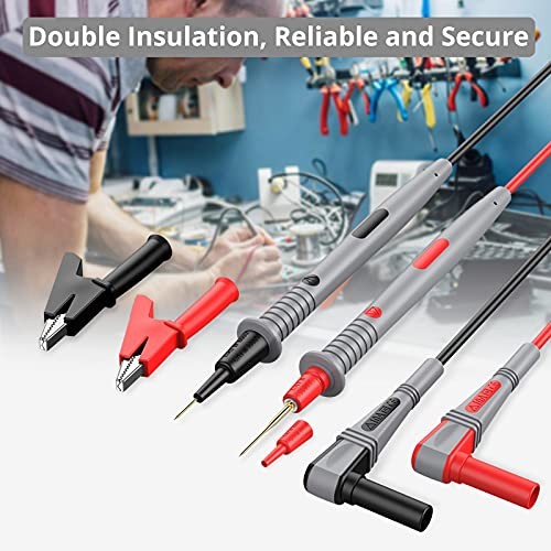 Multi Test Leads Kit - Electrical Multimeter Test Lead with Test Leads 21pcs gallery