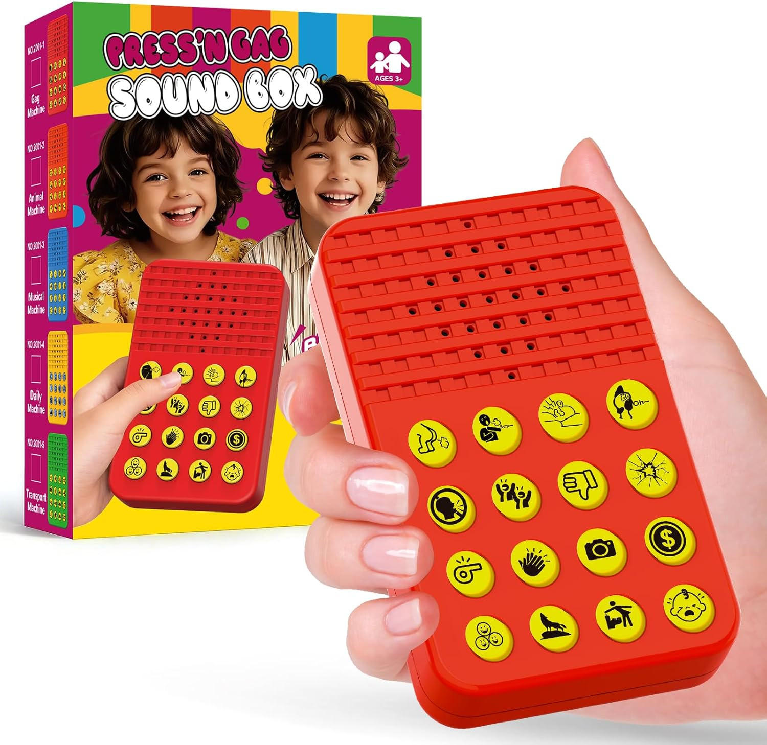 Sound Effects Machine, 16 Hilarious Sounds Toys for Kids Ages 8-13, Fart Prank S gallery