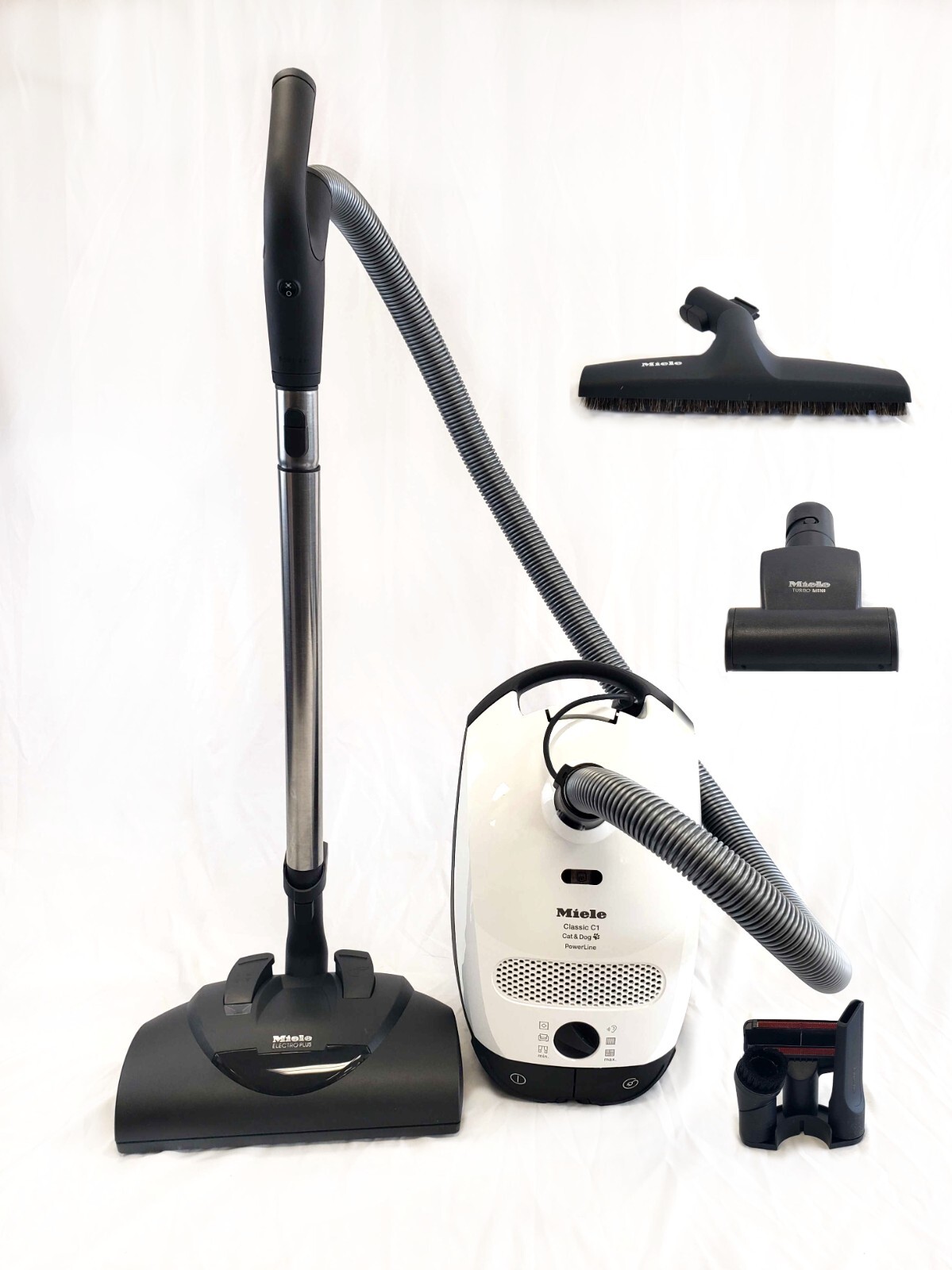 Miele Classic C1 Cat & Dog PowerLine Canister Vacuum Cleaner Lotus White SBAN0 gallery