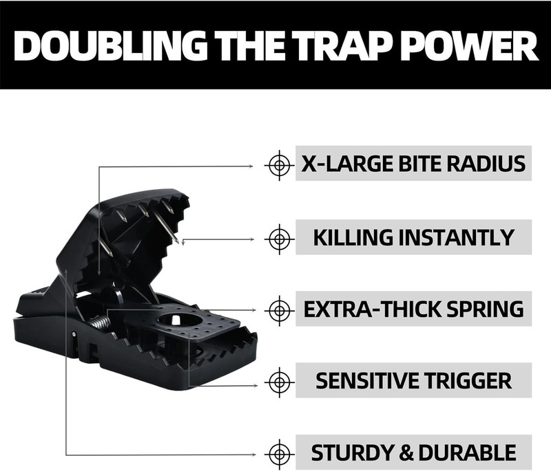 Unstoppable Professional Squirrel Rat Traps Outdoor, Escape Proof Squirrel Traps gallery