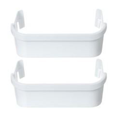 2 PACK 240351601 Door Bin Shelf White Electrolux Refrigerator Freezer AP2115974