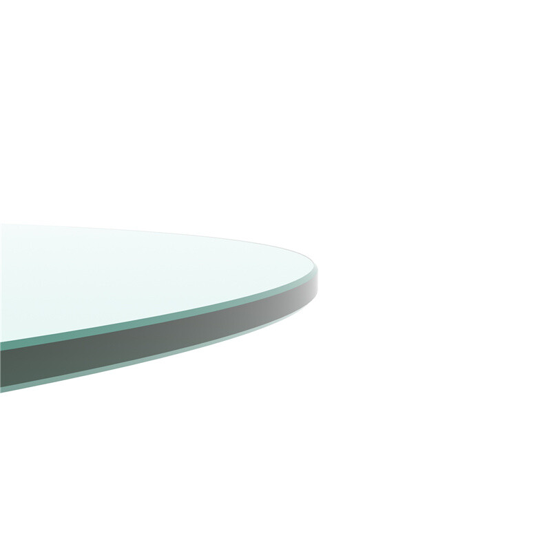 20"-36" Inch Round Tempered Glass Table Top 1/4" Inch Thick Flat Polished Edge gallery