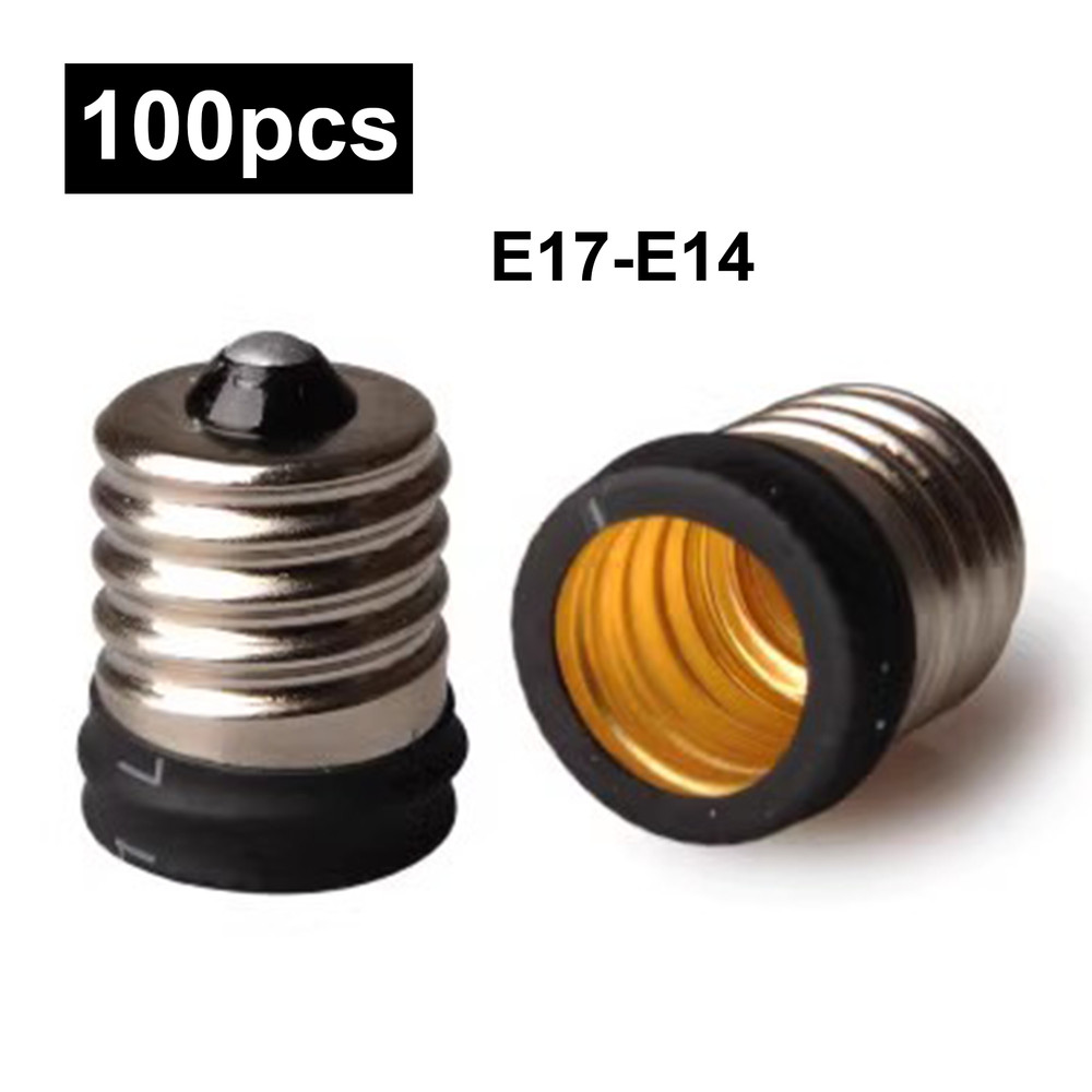 New E17 To E14 Candelabra Base Socket LED Bulb Lamp Adapter Holder Converter US