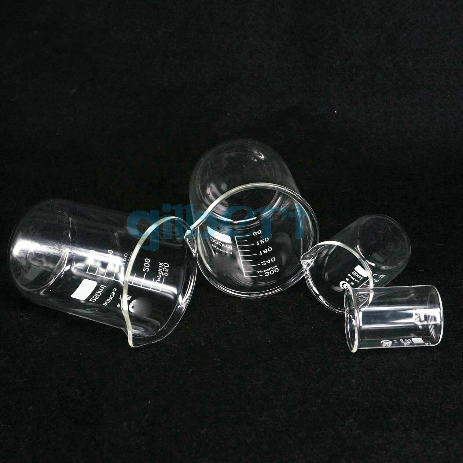 Low Form Beaker 5-3000ML Chemistry Lab G3.3 Borosilicate Glass Heavy Wall gallery