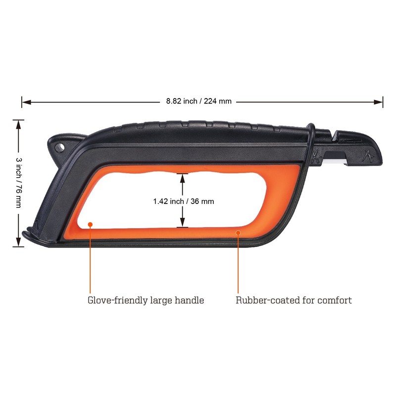 Knife Garden Tool Multi-Sharpener for Lawn Mower Blade, Axe, Pruner, Shears gallery