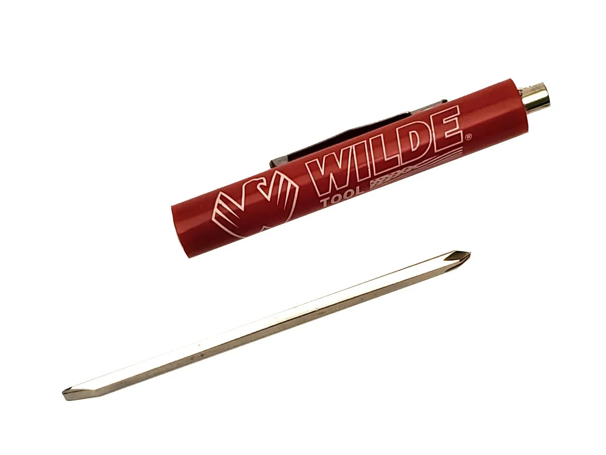 Wilde 2032 5" Reversible Pocket Screwdriver with Magnet Made in USA gallery