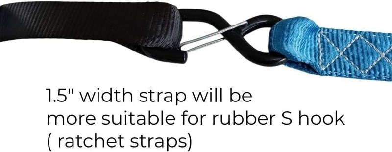 Soft Loop Tie Down Straps 4PK Motorcycle Loops Straps 1.5” x 18” x 10000 LBS gallery