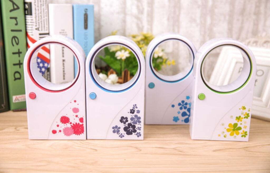 Mini Portable Bladeless USB Desktop Handheld Air Conditioner Cooler Cooling Fan gallery