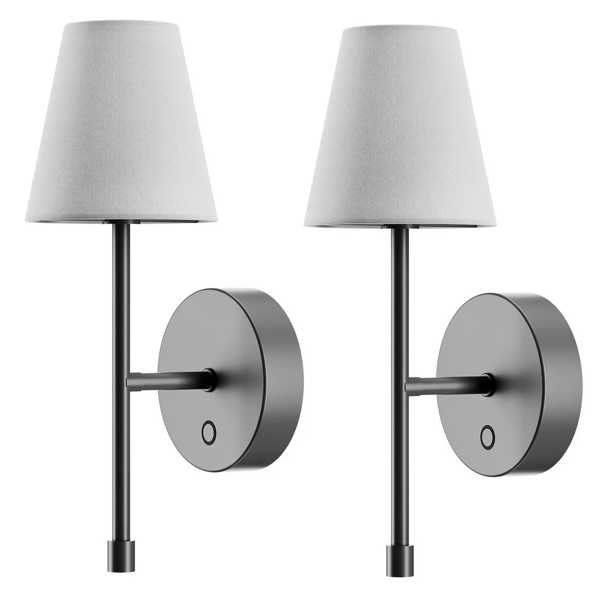 Globe Electric Wireless Rechargeable LED Integrated Wall Sconce 2-pack, 1806224 gallery