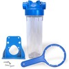 European Design Transparent Standard 10 inch Water Filter Housing, 3/4” Port gallery