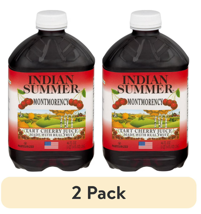 (2 pack) Indian Summer 100% Juice, Montmorency Cherry, 46 Fl Oz, 1 Count gallery
