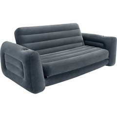 Intex – Pull-Out Inflatable Sofa – Charcoal Gray-66552EP – 078257665525