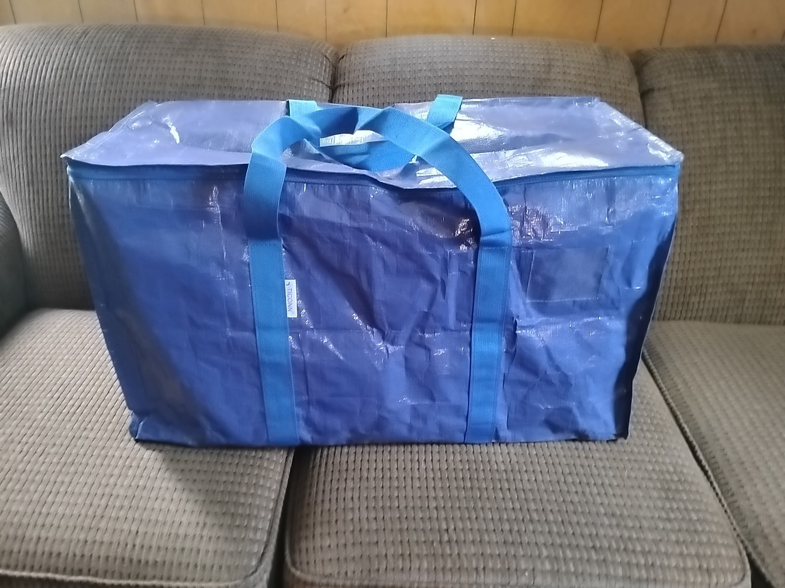 TICONN Pack Extra Large Moving Bag w/ Zipper & Carrying Handles Heavy-Duty gallery