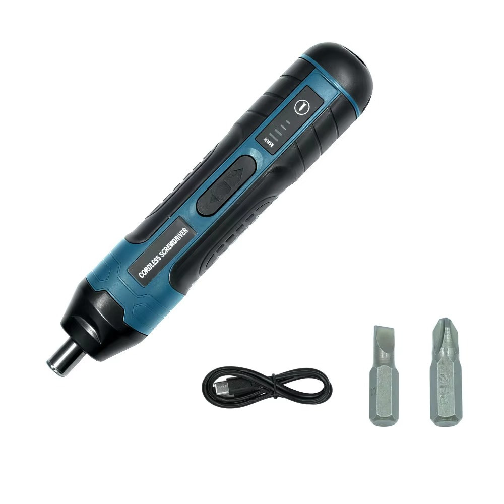 3.6V Cordless Electric Screwdriver Set – USB Rechargeable Power Driver with LED gallery