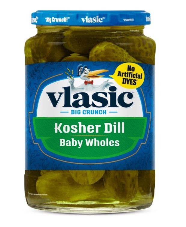 (3 pack) Vlasic Kosher Dill Pickles, Dill Baby Whole Pickles, 24 fl oz Jar. gallery