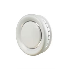 6 Inch Plastic Air Diffuser Ceiling Vent Supply Exhaust 360 Degree with Flange