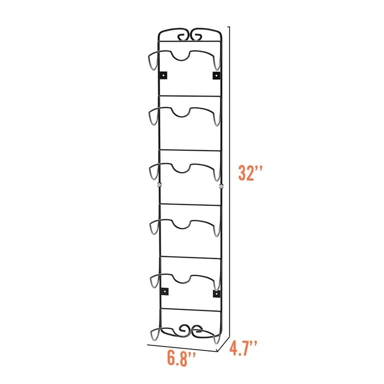 Towel Rack Holder- 6-tier Wall Mounted Storage Organizer for Bathroom gallery