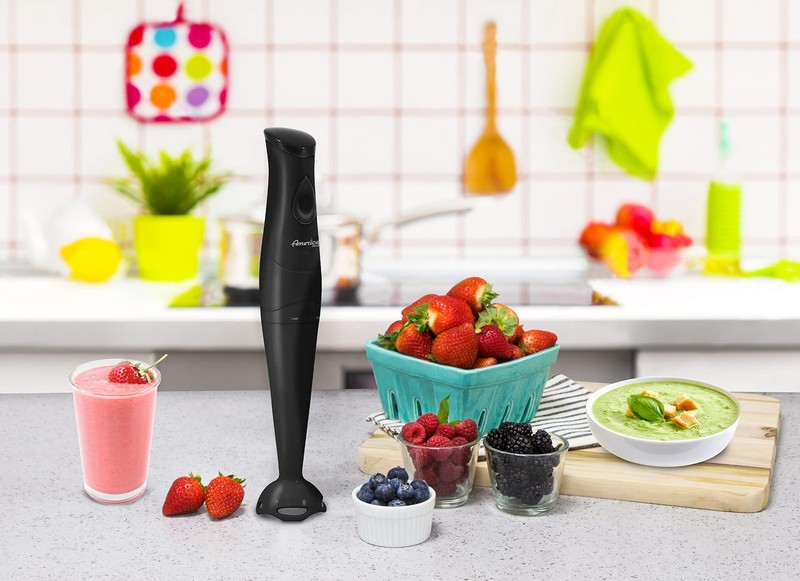 EHB2425B Electric Immersion, Mixer, Chopper, 1-Touch Control Hand Blender, 15 gallery