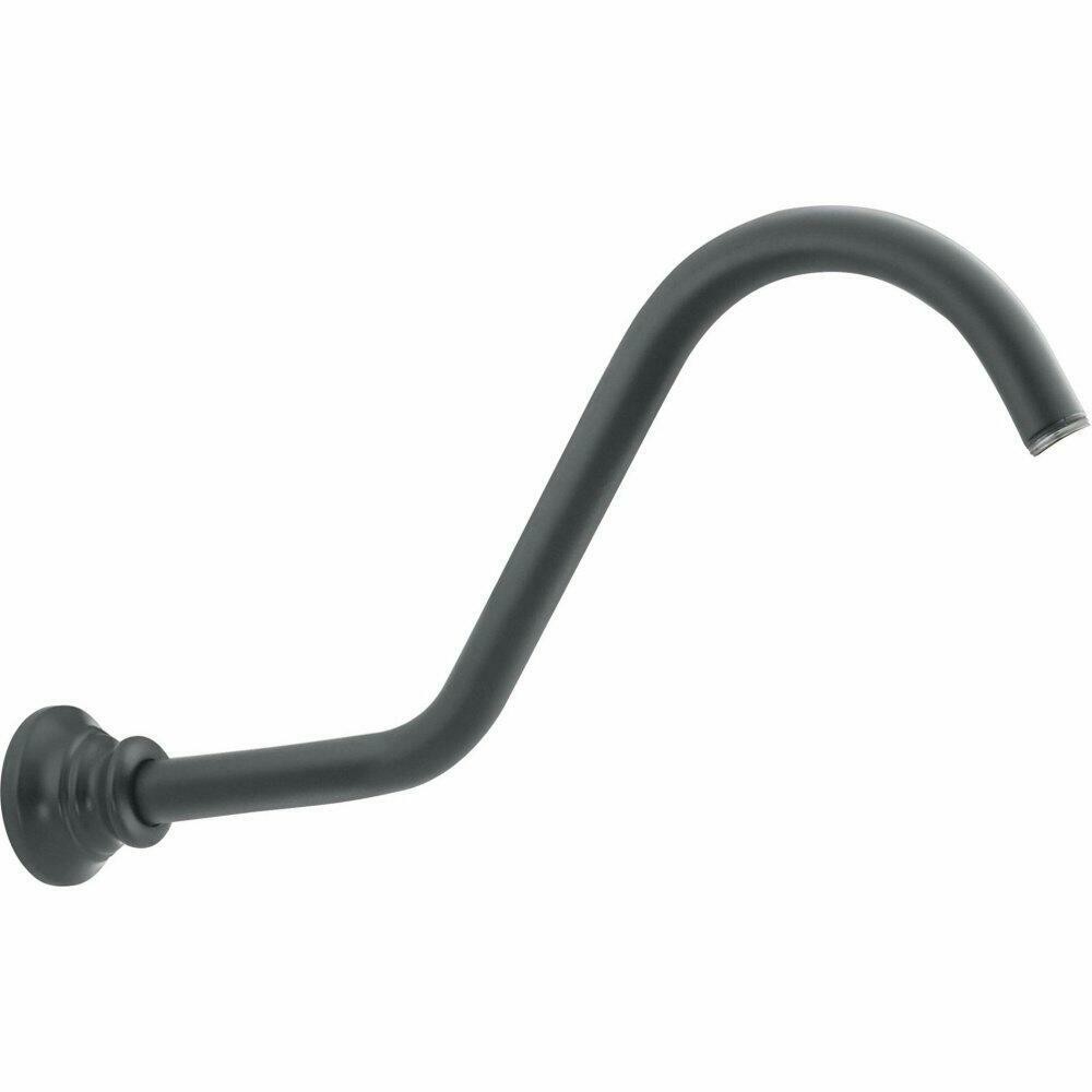 MOEN Waterhill S113WR Replacement Curved Shower Arm Extension in Wrought Iron gallery