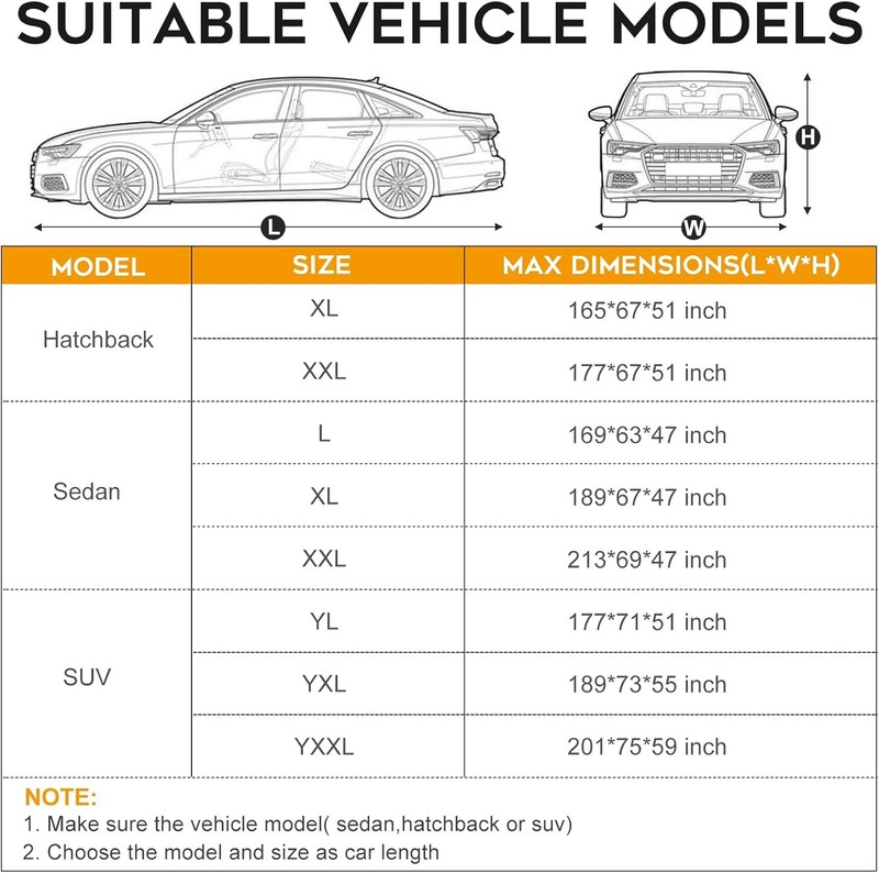 Waterproof SUV Car Cover: 6-Layer Protection from Rain, Snow, UV & Dust - Univer gallery