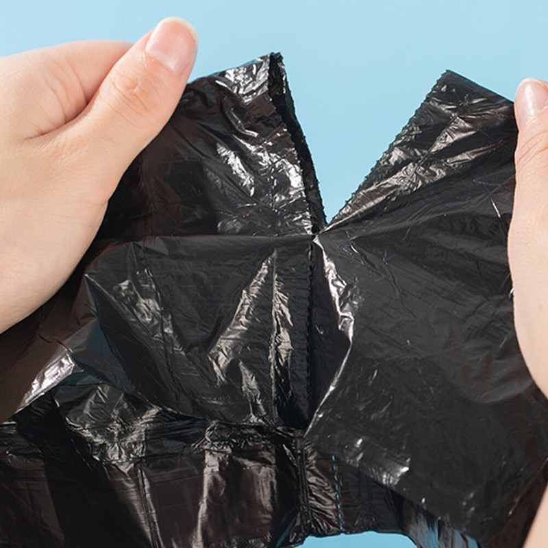 US 75-150 Pack 15 Liter Small Garbage Trash Bags Durable w/ Drawstring 4 Gallon gallery