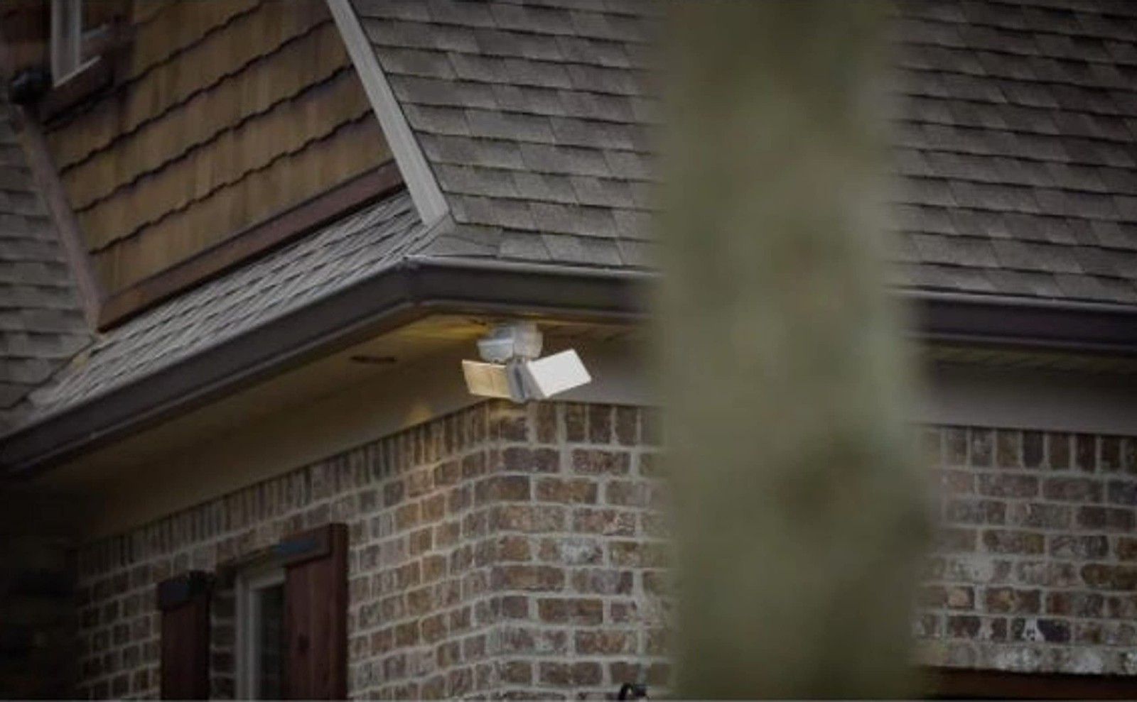 Video Wi-Fi Connected White Wired EdgeLit Motion Activated Outdoor Security gallery