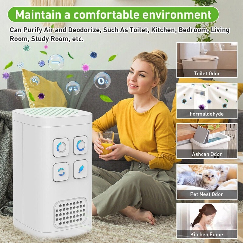 Air Purifier Deodorizer Negative Ion Equipped Outlet Ozone Generator Deodorant gallery