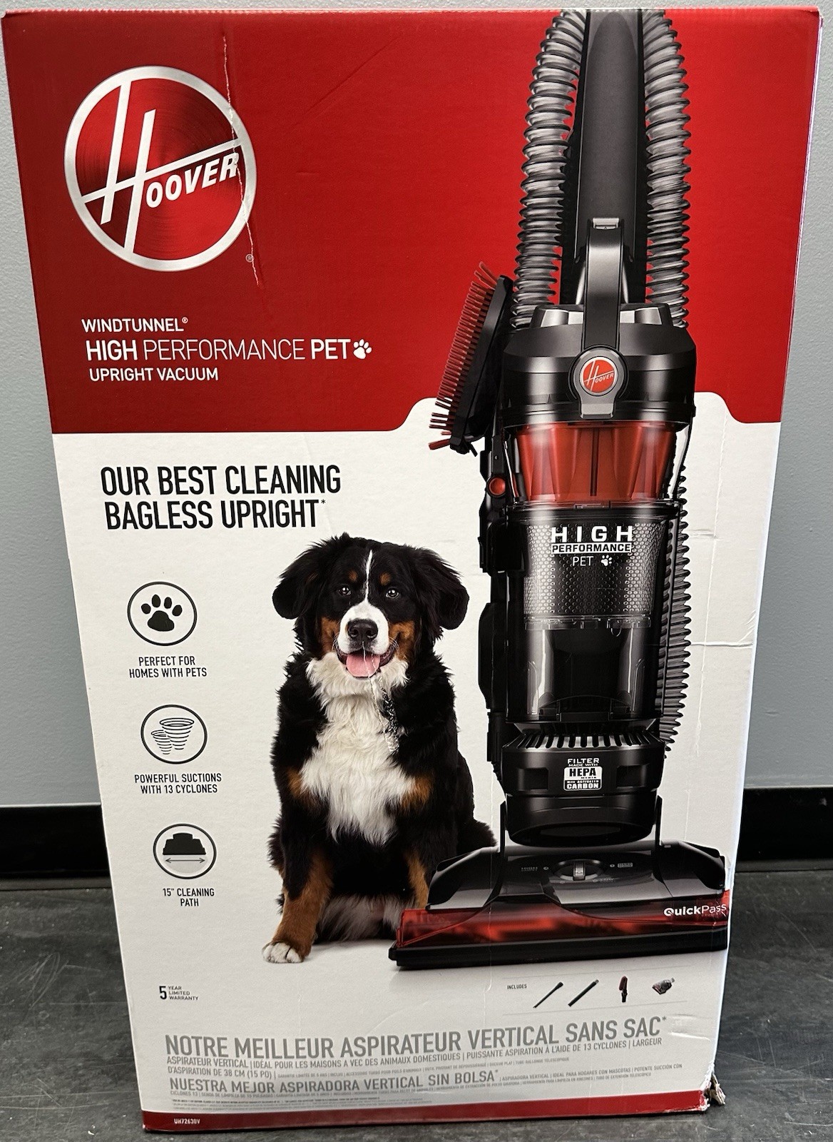 Hoover High Performance Pet Bagless Upright Vacuum Cleaner, UH72630, or UH72625V gallery