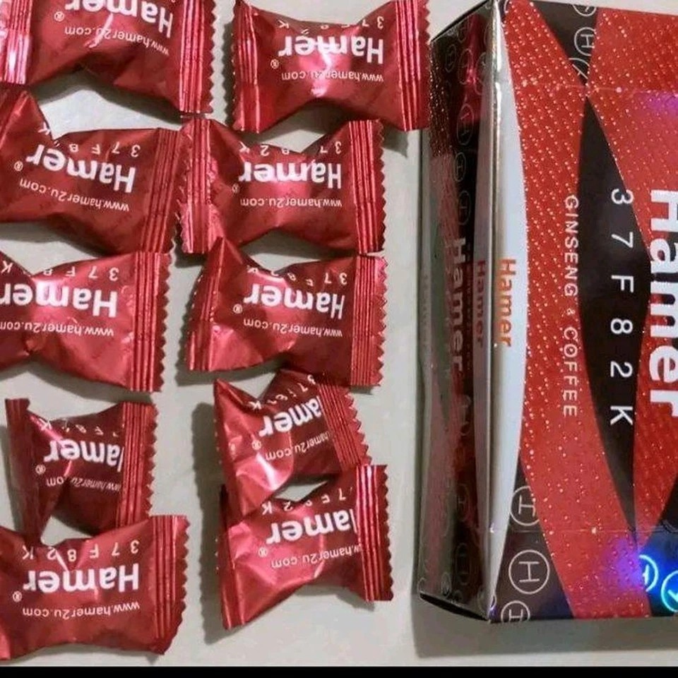Hamer Coffee Gingseng Candy 1 Box 30pcs Rare gallery