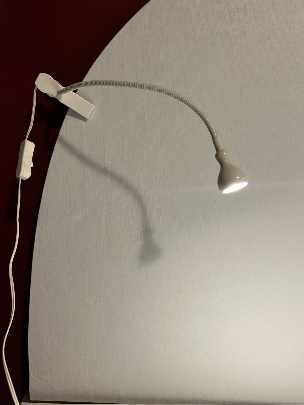 Ikea Clip On Flex gooseneck Light Long Cord ( Intertek4002352 Type V1017 Jansjo) gallery