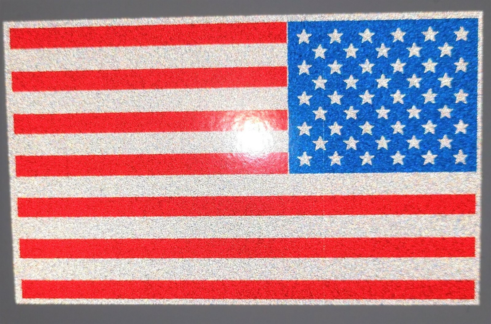 FULLY REFLECTIVE Reversed AMERICAN FLAG FIRE Car DECAL fire EMS Multiple Sizes gallery