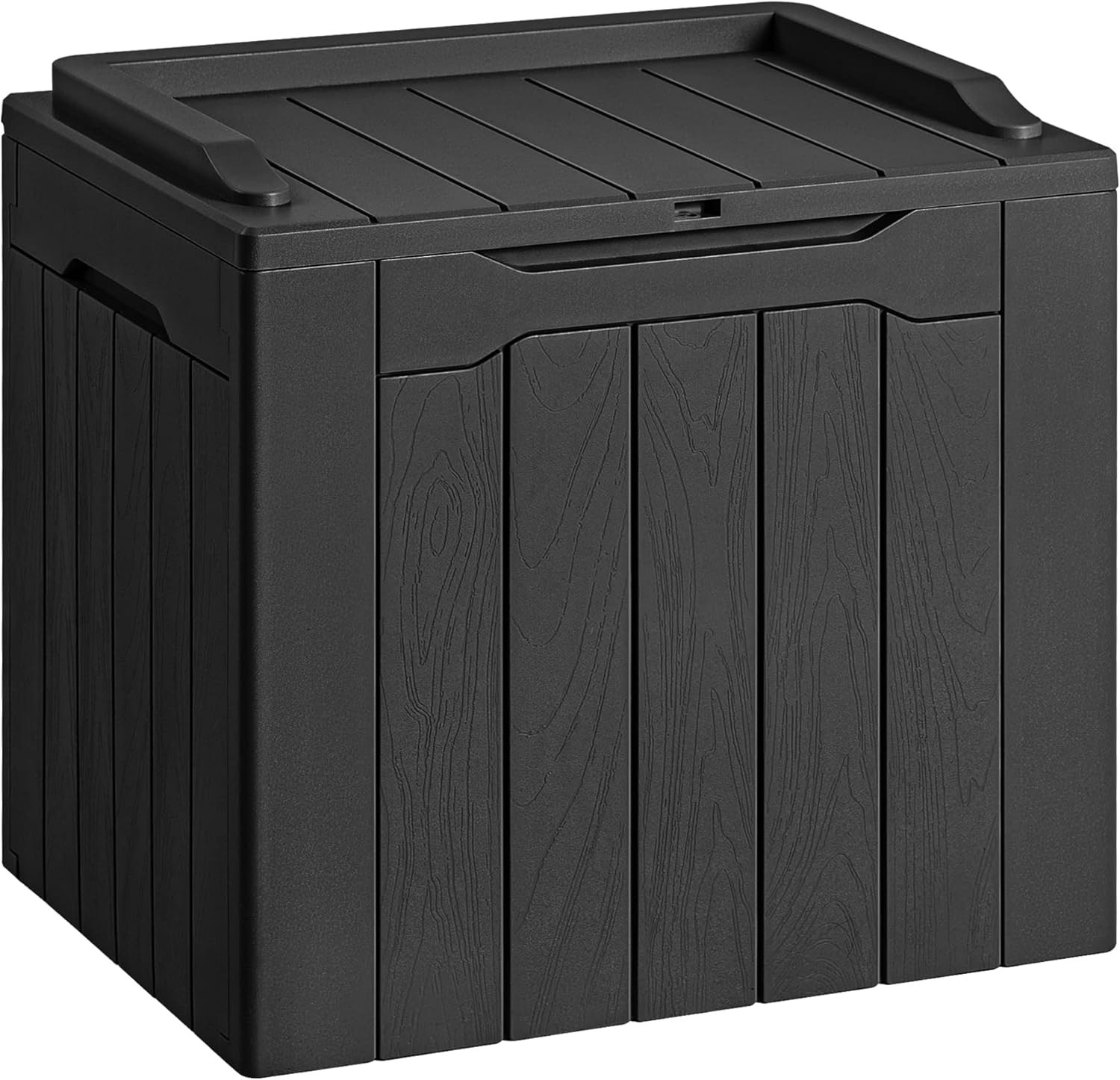 Devoko 30 Gallon Resin Deck Box Waterproof Outdoor Storage Box for Patio gallery