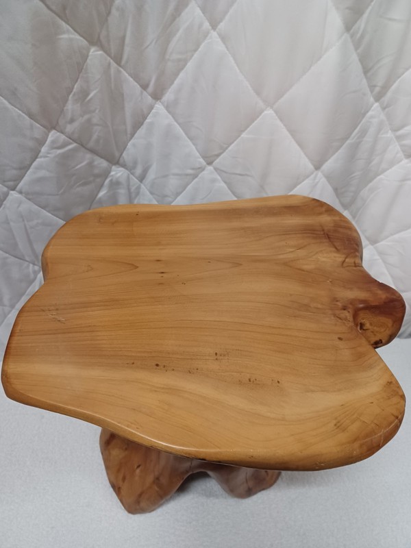 Tree Stump Stool Natural Edge Side Table, Plant Stand, Much More. L-57 gallery