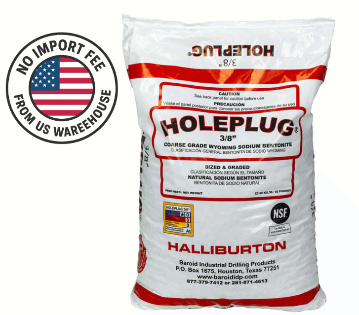 🔥 FREE SHIP Bentonite Hole Plug 50 lb Bag Sodium Bentonite Chips Pond Sealant gallery