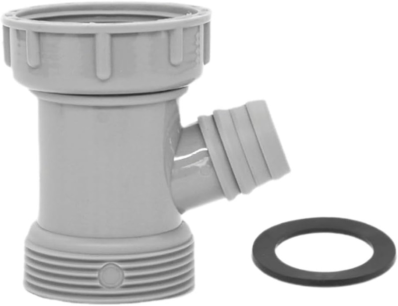 Kitchen Sink Drain Pipe Adapter Wye, 1-1/2 Inch Y-Shaped Strainer Connector, Was gallery
