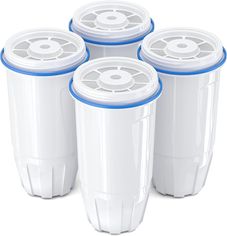 Water Filter Replacement Fit for Zero Pitcher and Dispenser ZR-001 ZR-017 4 Pack